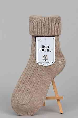 Вовняні жіночі шкарпетки з закотом КОРОНА. Набір із 5 шт. Корона Ангора. Розмір 36-41 Київ