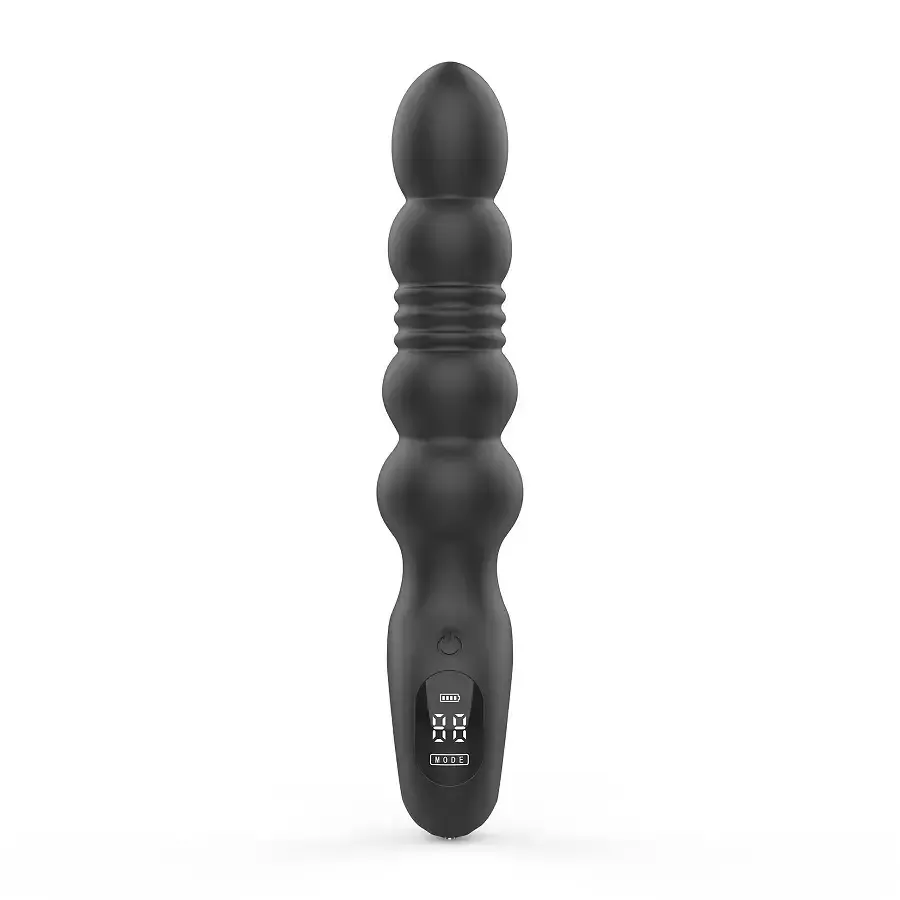 Анальний вібратор з пульсацією Loviss Thor Thrusting Anal Plug, 2 мотори Львов - изображение 2