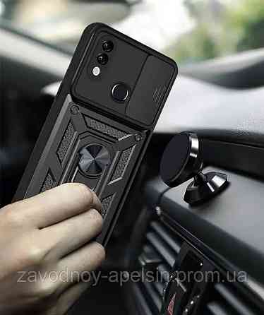 Samsung A36 A365 A366 Чехол противоударный Шторка (черный) Одесса