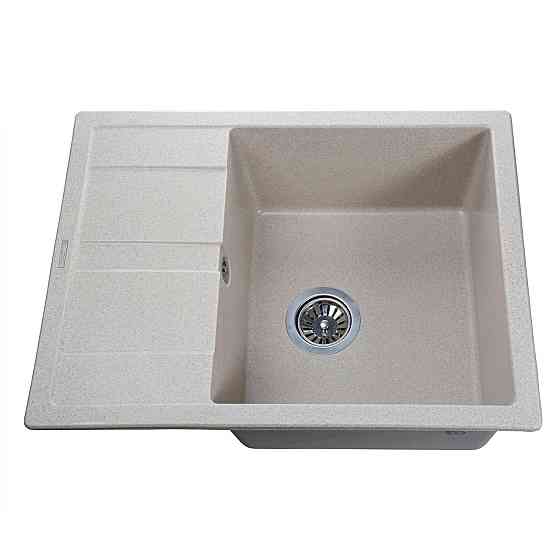 Гранітна мийка Globus Lux ONE піщаний 650х500 мм-А0004 Київ