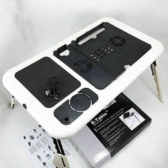 Универсальный столик подставка для ноутбука планшета LD-09 E-Table, Подставка для ноутбука с наклоном UF-33 Львов