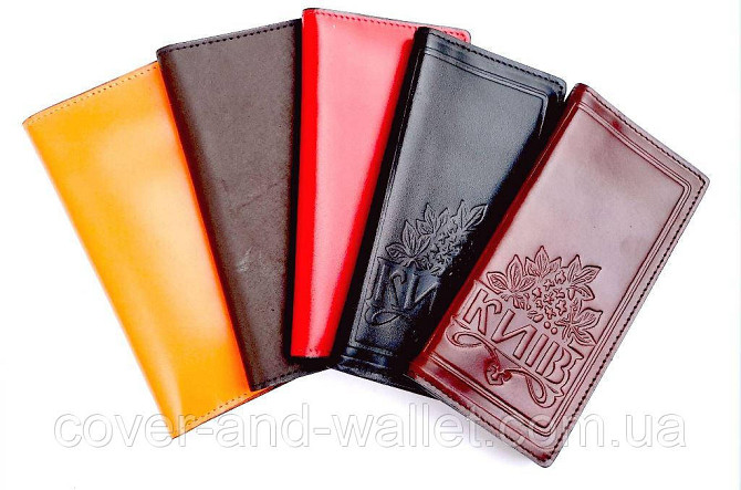 Тонкий женский купюрник красного цвета ручной работы ST Leather Киев - изображение 10