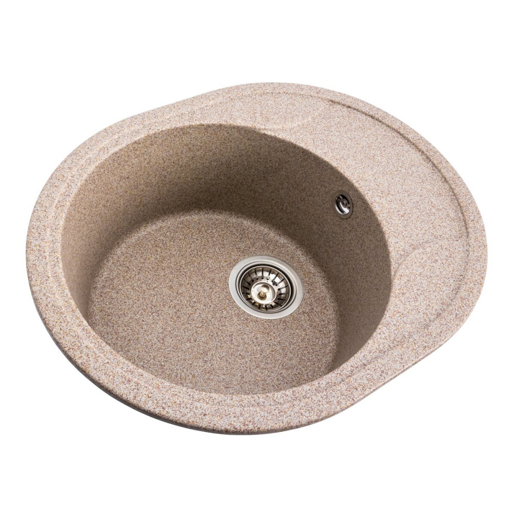 VALESO Гранітна мийка для кухні VALESO ONYX 5847 матова Карамель Київ - фото 2