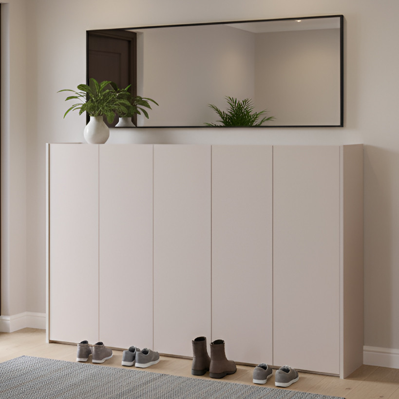 Тумба для обуви Doros Кассель Кашемир 5 ДСП 159х40х110 (41516217) Львов - изображение 1