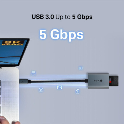 Зчитувач флеш-карт TP-Link USB-C to SD/TF (UA440C) Вінниця - фото 3