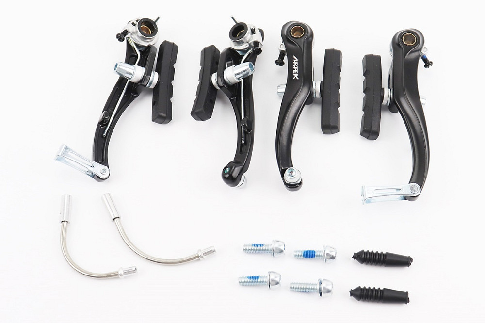 Гальмо V-brake 110мм (2 колеса), алюмінієве, чорне MV993DG Київ - фото 1