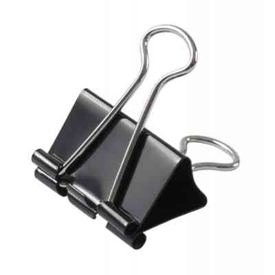 Биндер металлический Axent 32 мм, 12шт, black (4403-A) Винница