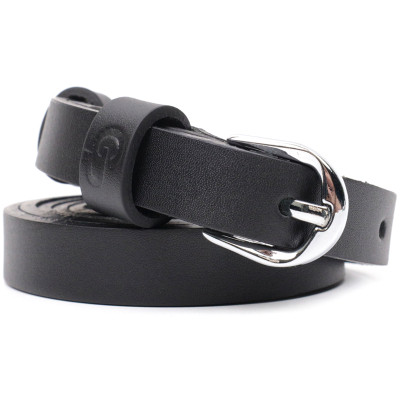 Ремень Grande Pelle Женский из натуральной кожи Черный (11693) Винница - изображение 6