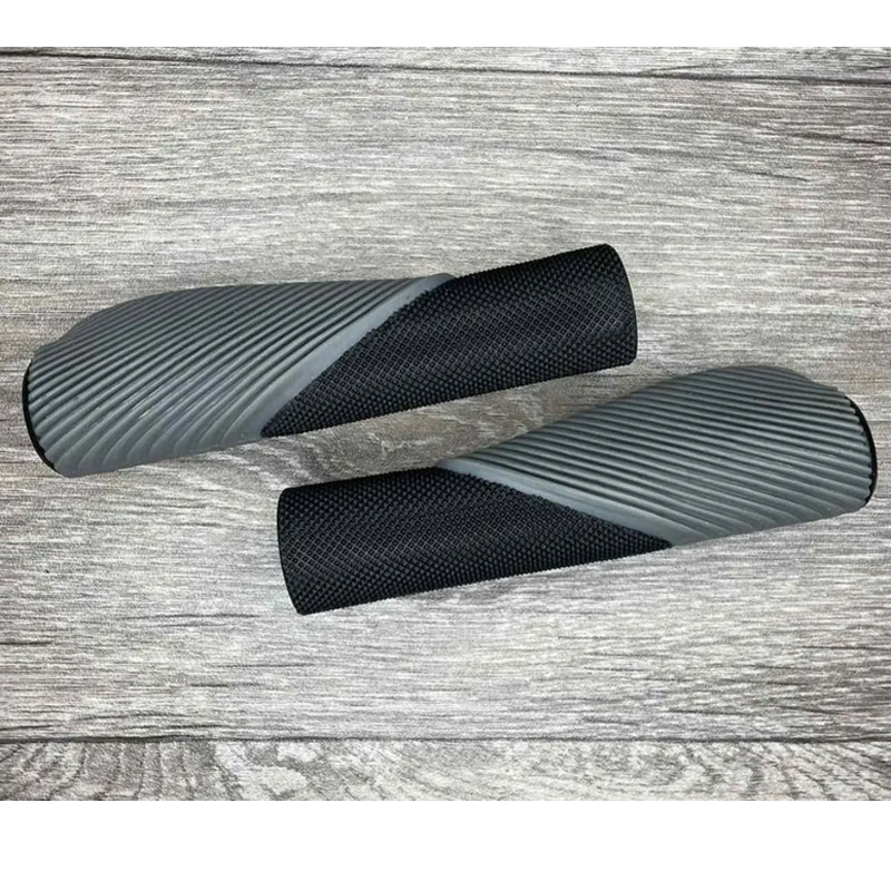 Грипсы резиновые велосипедные (ручки руля) CROSSRIDE 135ММ CR-G303-1 Черно-серый Бровары - изображение 4