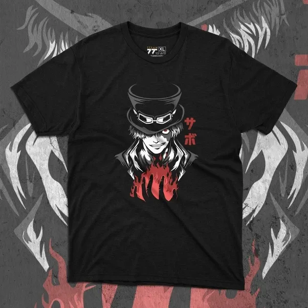 Футболка чоловіча з  принтом Ван Пис Сабо Розмір 48 Anime0188 Дніпро - фото 1