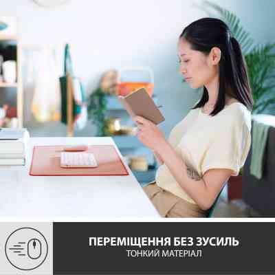 Коврик для мышки Logitech Desk Mat Studio Series Darker Rose (956-000053) Винница