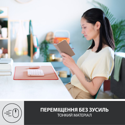 Коврик для мышки Logitech Desk Mat Studio Series Darker Rose (956-000053) Винница - изображение 5