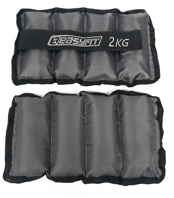 EasyFit Обтяжувачі для ніг та рук з металом EasyFit Metal 2 кг (пара) Коломыя - изображение 2