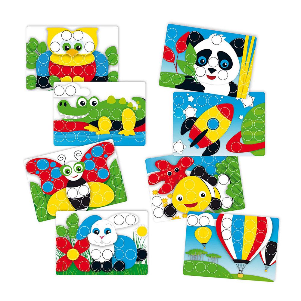 Набір - Для Занять Мозаїкою (33 Мм Фішки (40 Шт.) + Дошка) Дніпро - фото 3