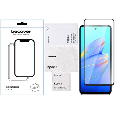 Скло захисне BeCover Tecno Spark Go 2025/ Pop 9 4G (KL4h) Black (713682) Вінниця - фото 2