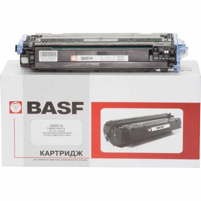 Картридж BASF для HP CLJ 1600/2600/2605 аналог Q6001A Cyan (KT-Q6001A) Винница - изображение 1
