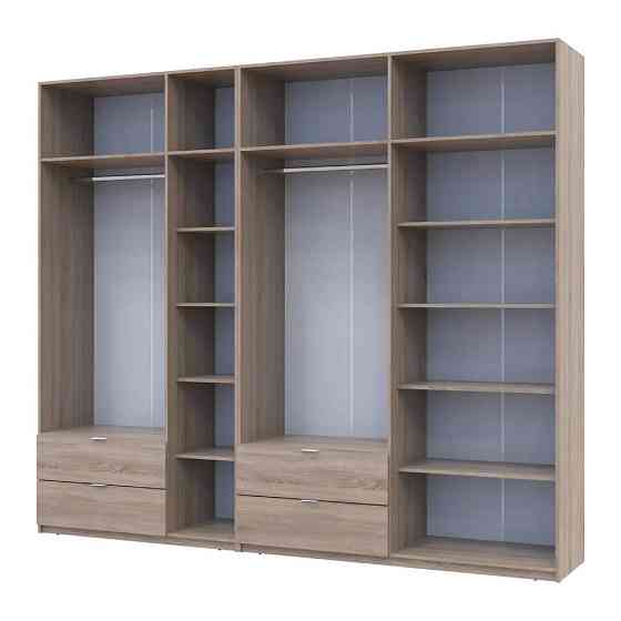 Шкаф для одежды Doros Лукас Дуб сонома 3+4 ДСП 280х50х240 DRS-011706 (42005119) Львов