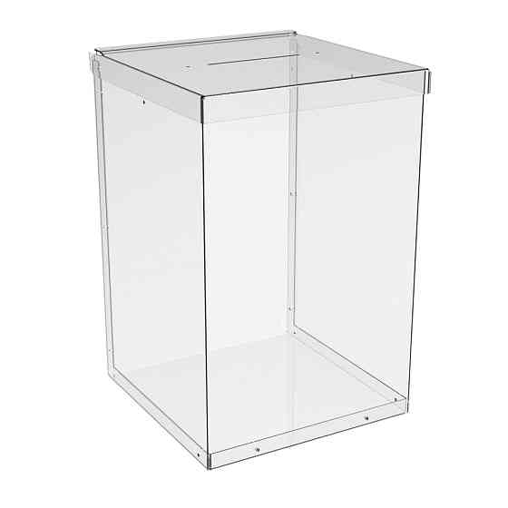 Ящик EKOSTAR без замка для пожертвований и сбора денег 200x200x300. Объем 12 литров Киев