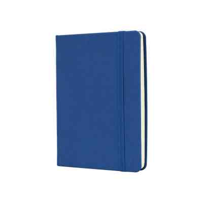 Книга записная Optima А6 MAGIC, твердая обложка, резинка, белый блок линия, синий (O20388-02) Винница