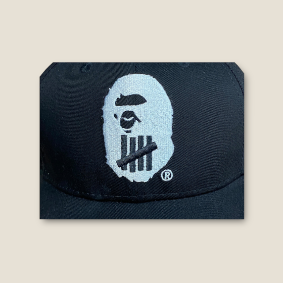 Кепка Bape x Undefeated. чорный one size(р) Запоріжжя