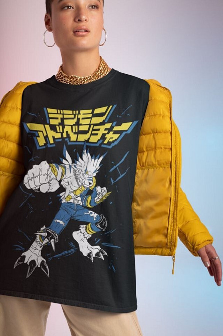 Футболка мужская аниме Аниме Винтаге Спекиал Манга оверсайз (S/M/L) Черний AnimeJ1138 Днепр - изображение 6