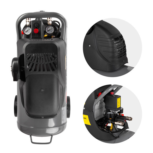 Компресор, 50 л, 1,5 кВт, 220 В, 8 атм, 206 л/хв, 80 дБ INTERTOOL PT-0003 Киев - изображение 5