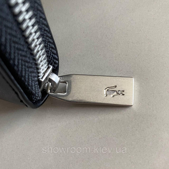 Чоловічий гаманець клатч на блискавці Lacoste (1719) Київ - фото 5