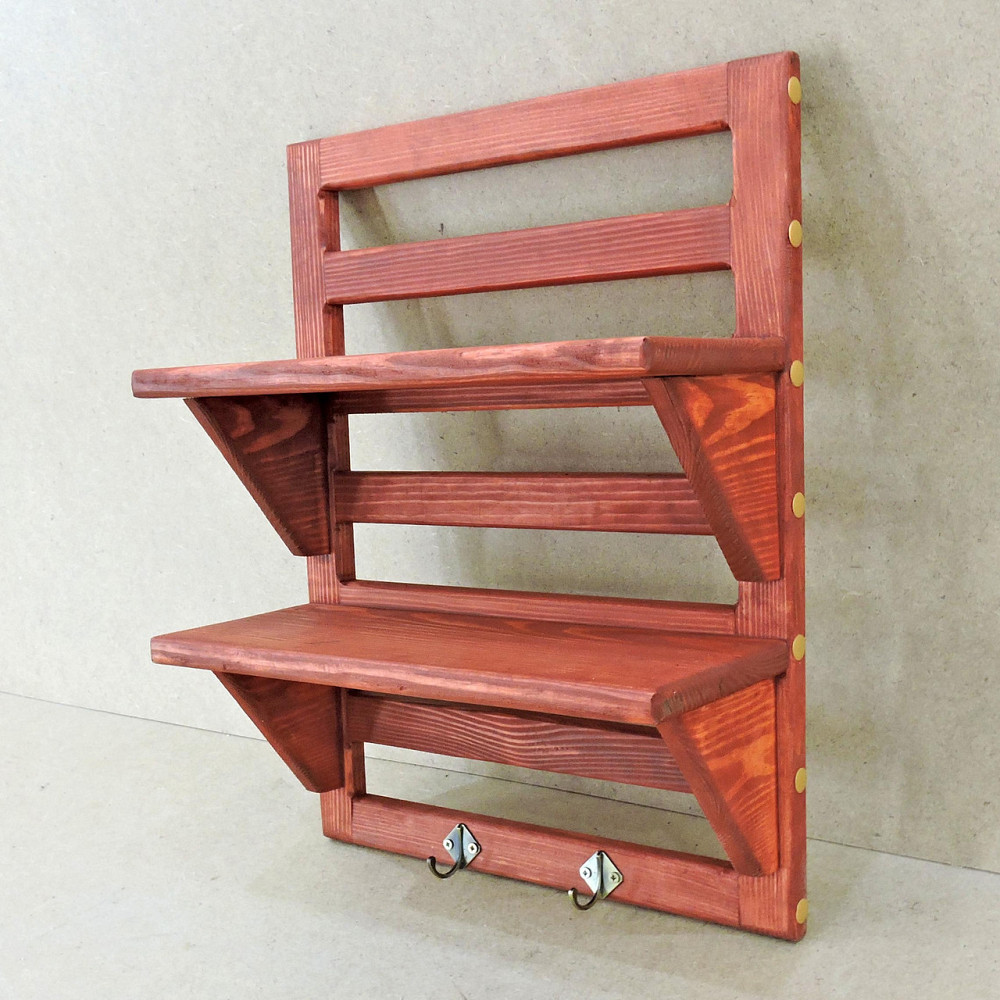 Настінна полиця "Макау" корал Миколаїв - фото 8