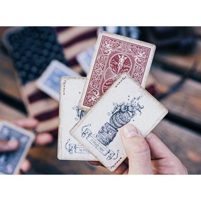 Гральні карти Ellusionist Vintage 1900 (red) (54822) Вінниця - фото 2