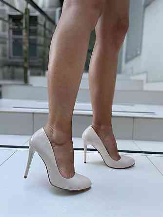 Lino Marano Туфлі жіночі Lino Marano бежеві еко-лак каблук 11 см 39р. (K520-1) Коломия