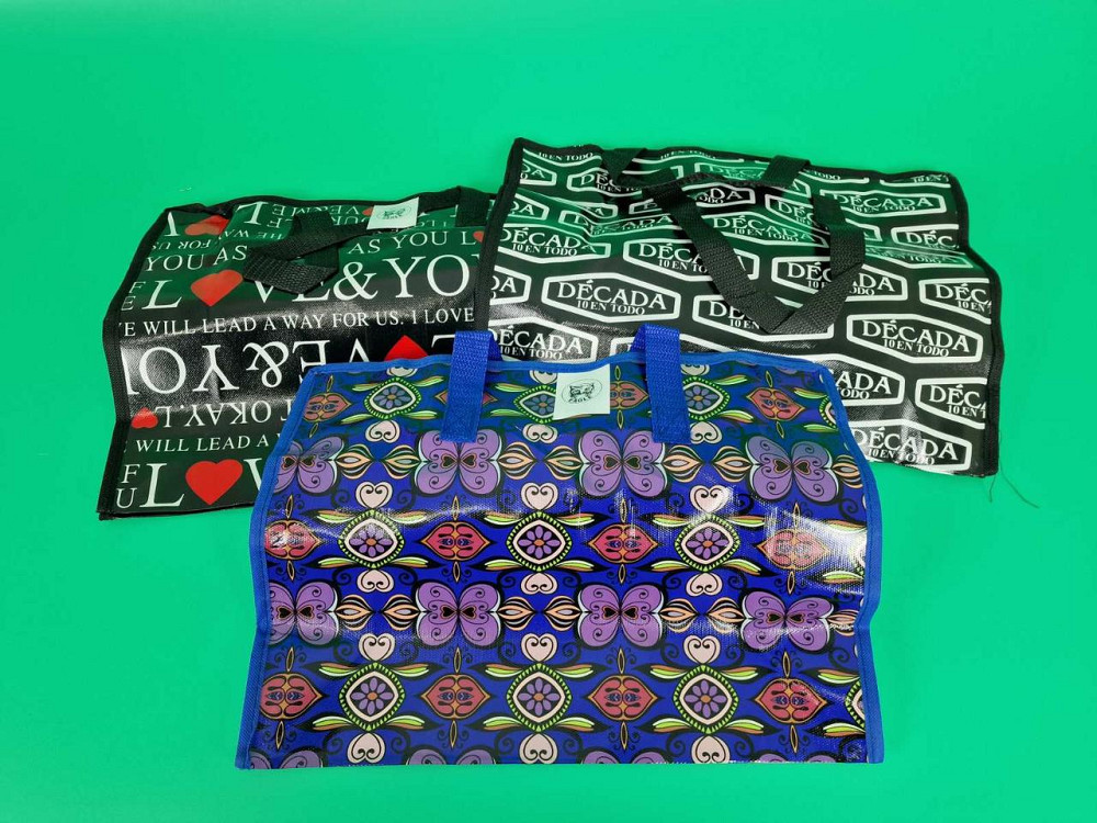 Сумка господарська, поліпропіленова, з кольоровим малюнком No1 Кольорова (38x34x18) (1 шт.) Харків - фото 3