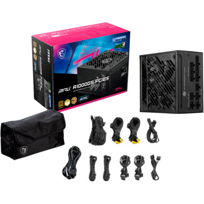 Блок живлення MSI 1000W (MPG A1000GS PCIE5) Вінниця - фото 8