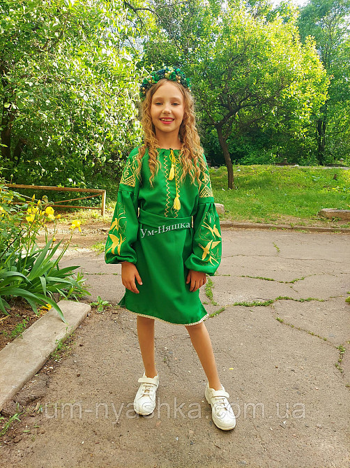 Дитяча вишита сукня з ластівками 104-152 Кривий Ріг - фото 3