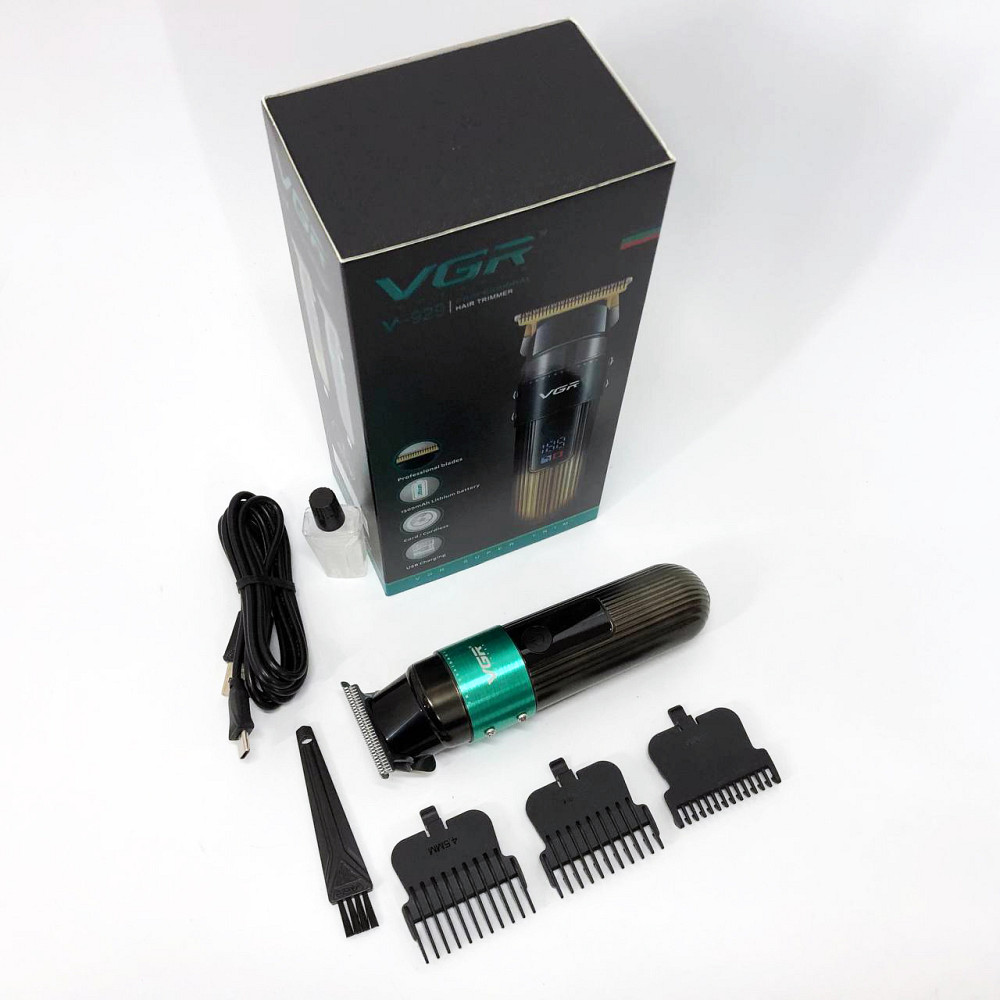 Машинка для стрижки волосся професійна VGR V-929, Чоловічий набір для стрижки волосся акумуляторний SE-17 Івано-Франківськ - фото 6