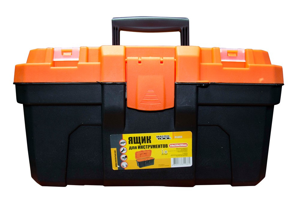 MASTERTOOL Скриня для інструментів MASTERTOOL з пластиковими замками 16" 410х230х205 мм 79-6026 Київ - фото 6