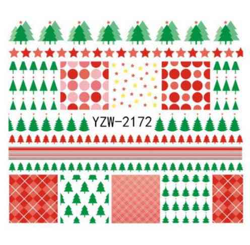 Новорічні наклейки на нігті Київ