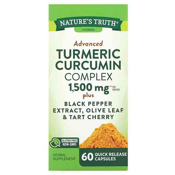 Куркума комплекс Nature's Truth Turmeric Curcumin Complex 1500 мг 60 капс Київ
