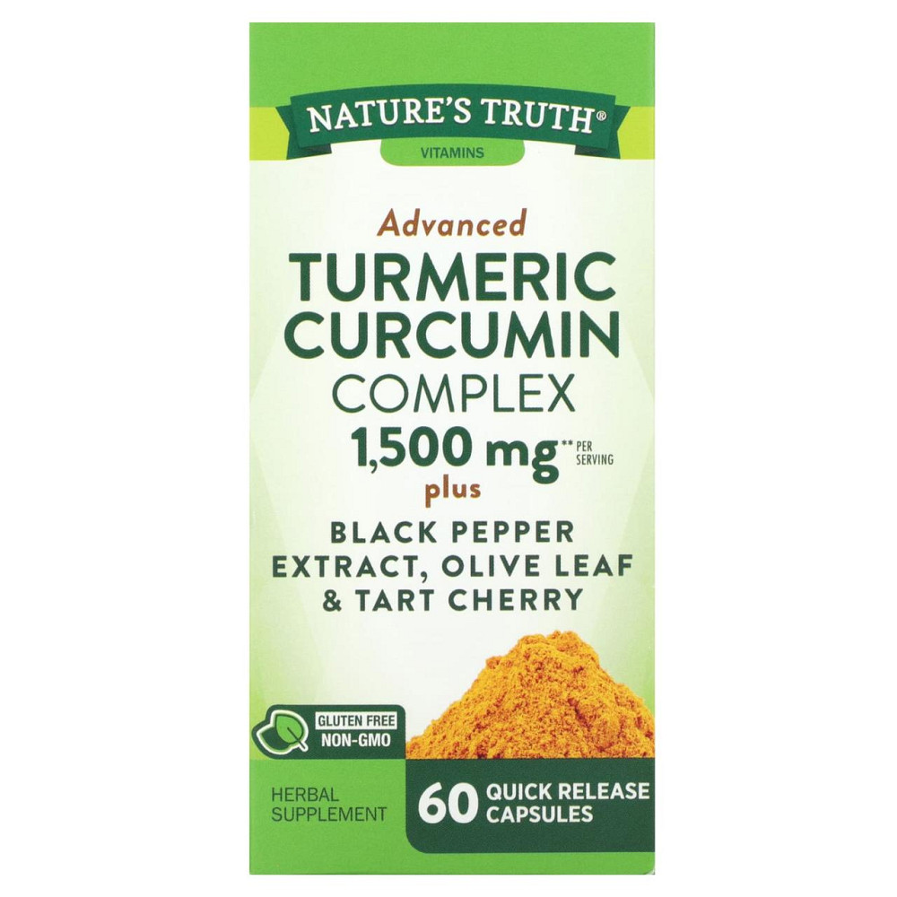 Куркума комплекс Nature's Truth Turmeric Curcumin Complex 1500 мг 60 капс Киев - изображение 2