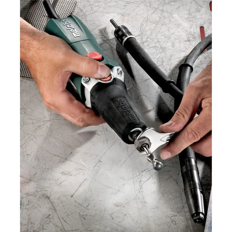 Профессиональная прямая шлифовальная машина Metabo GE 710 Plus : 710 Вт, об.х. 35000 об/мин, цанга 6мм, вес 1.6 кг Киев - изображение 3