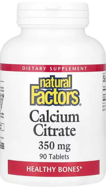 Цитрат кальция Natural Factors Calcium Citrate 350mg 90 таб Киев - изображение 1