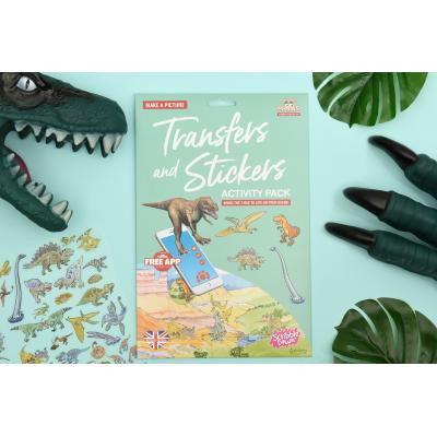 Набор для творчества Scribble down Набор переводных наклеек с онлайн приложением Динозавры (SD/22) Винница - изображение 7