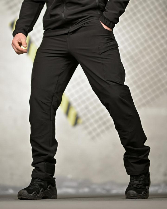 Еластичний тактичний костюм agony чорний НП4880 Одеса - фото 7