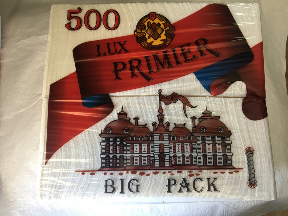 Салветка паперова барна LUX PRIMIER 500 шт, 10 уп Павлоград - фото 2