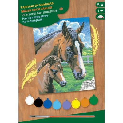 Набір для творчості Sequin Art PAINTING BY NUMBERS JUNIOR Horse and Foal (SA0030) Вінниця - фото 1