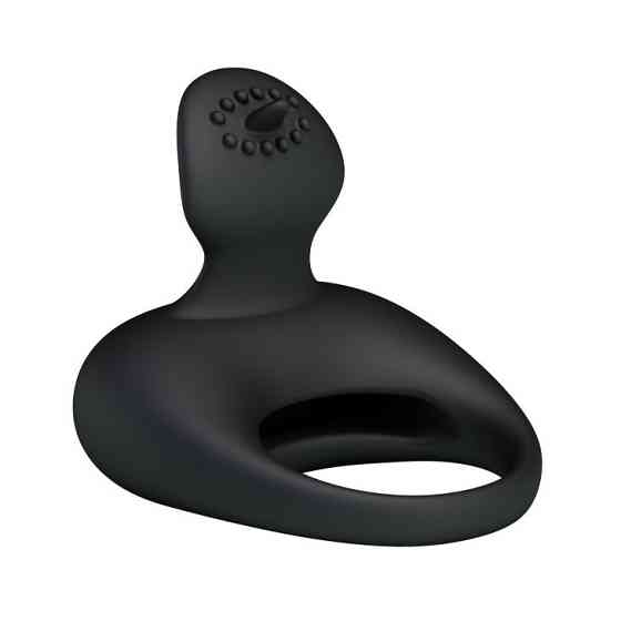 Ерекційне кільце - Pretty Love Stimulating Tonguo Penis Ring Black Sex Aura Київ