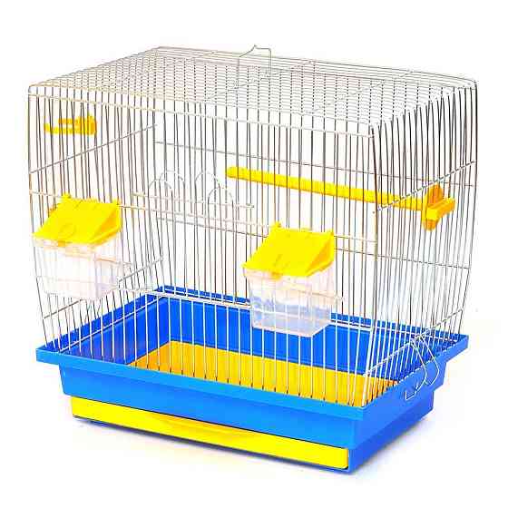 Класична клітка Канар середніх розмірів для канарок цинкова (33 х 23 х 31 см), Лорі Київ