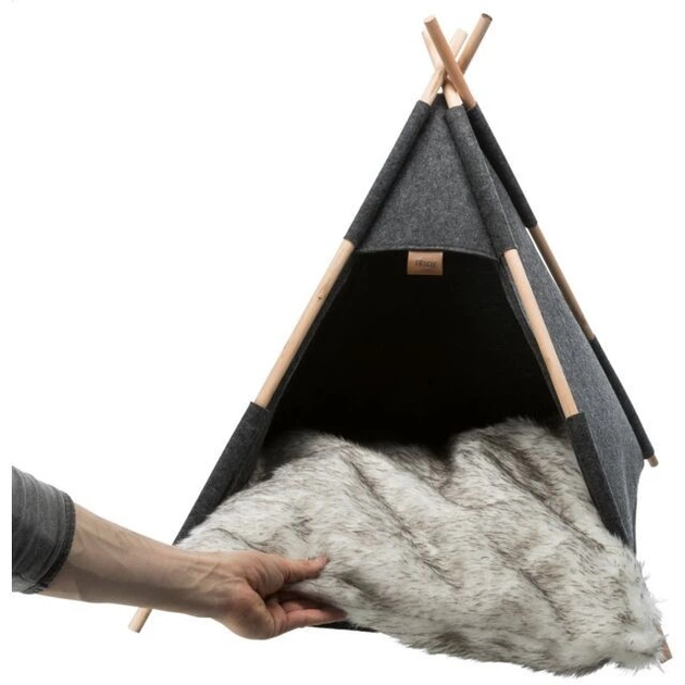 Будиночок вігвам для собак і котів Trixie Cave Tipi (Тріксі) 55х65х55 см фетр Запоріжжя - фото 3