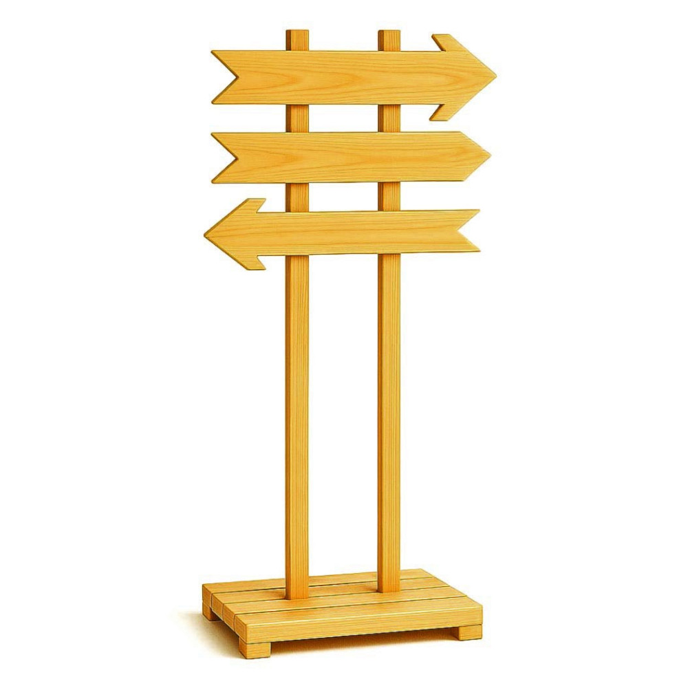 Напольная стрелка-указатель 