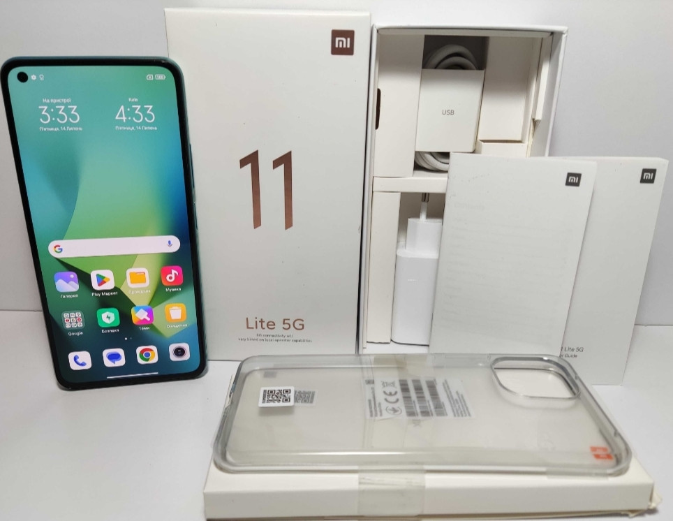 Смартфон Xiaomi 11 Lite 5G 8+3/128GB Green Киев - изображение 5