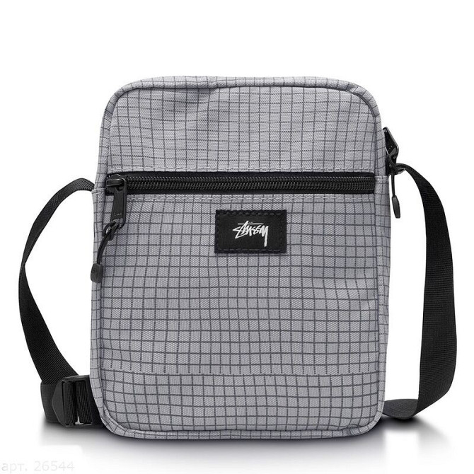 Сумка через плечо Stussy 19x16 камуфляж Серый/черный Запоріжжя - фото 5